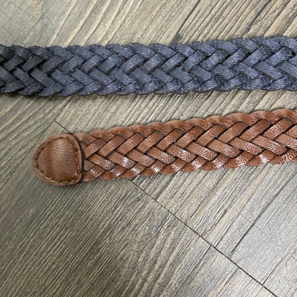 Brown and gold braided belt - Picture 4 of 4